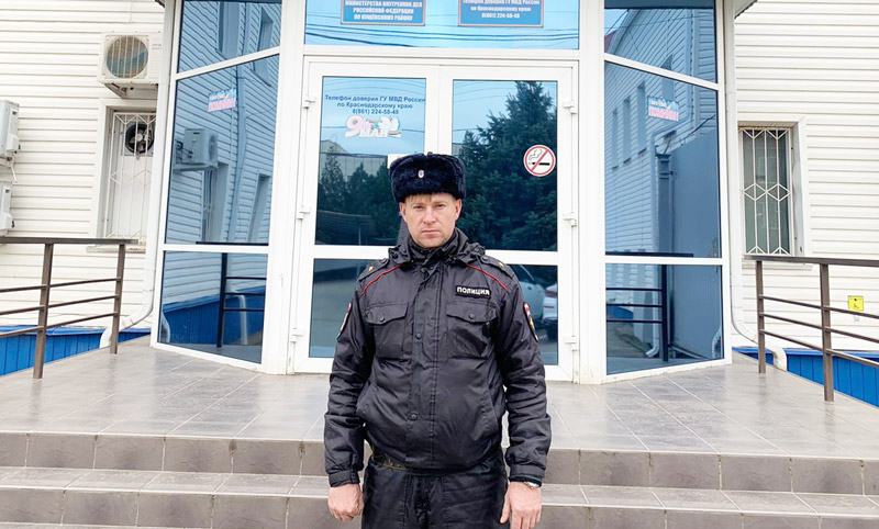 Участковый уполномоченный полиции Сергей Соловьев